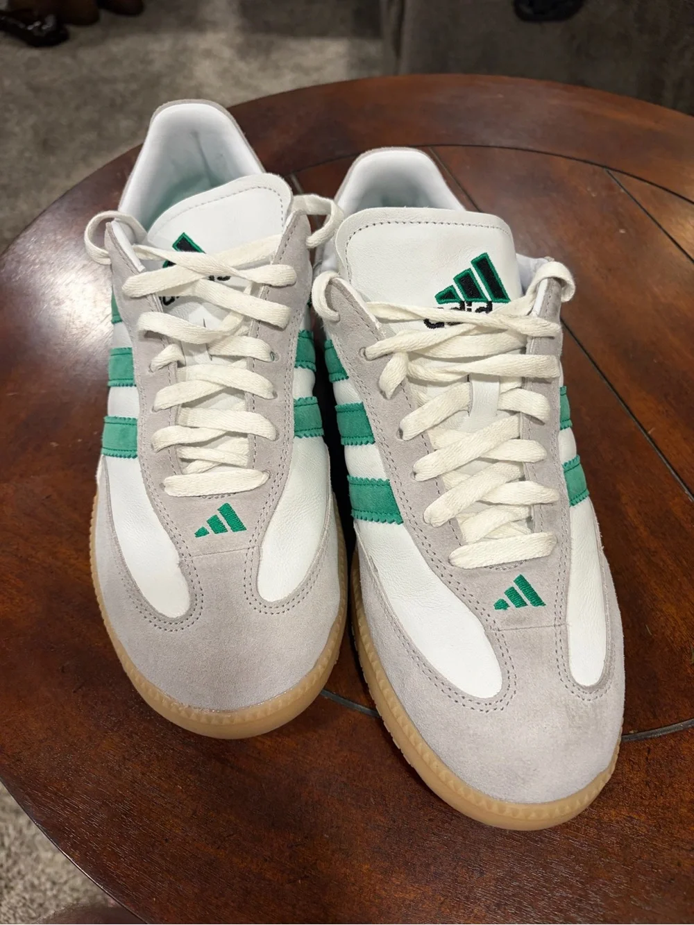 Adidas Samba OG Samba Millenium White Green Gum Leather Sneakers Men’s Size 10